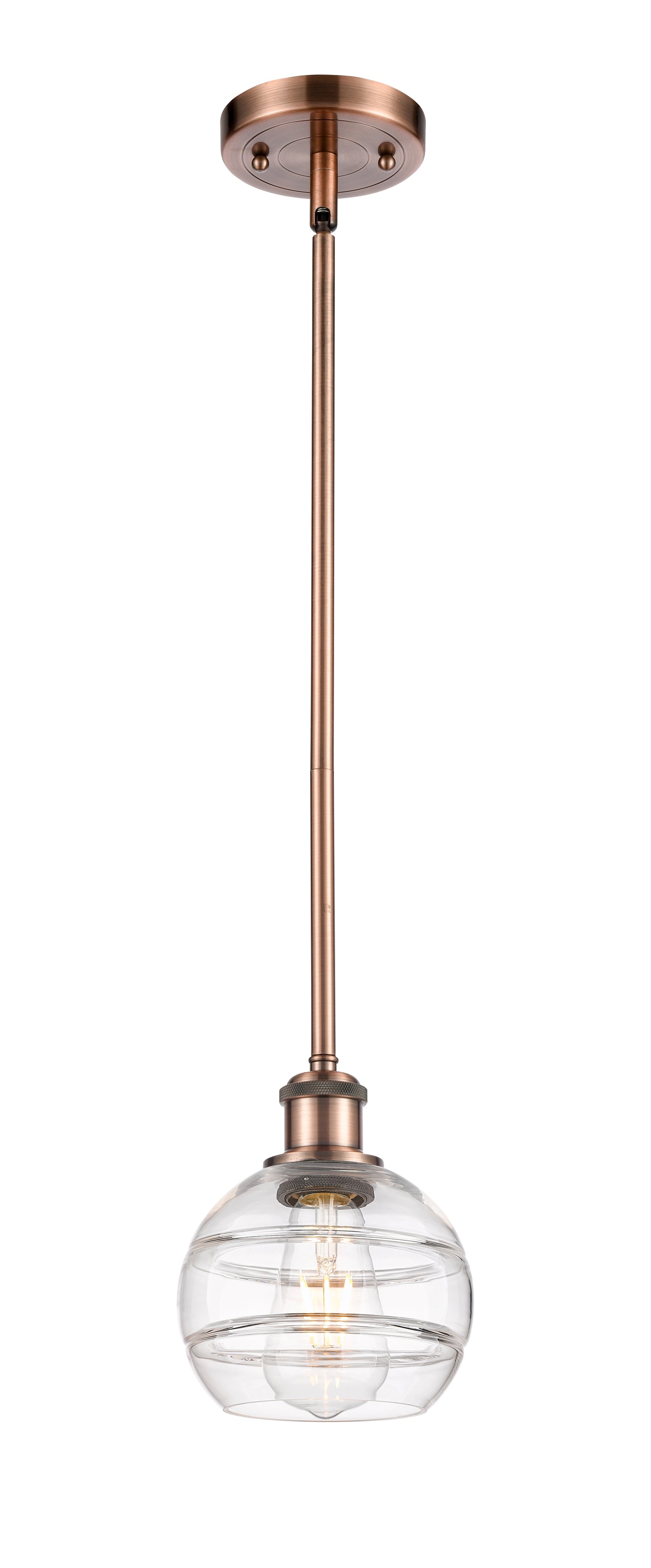 Ballston Mini Pendant Antique Brass Cast