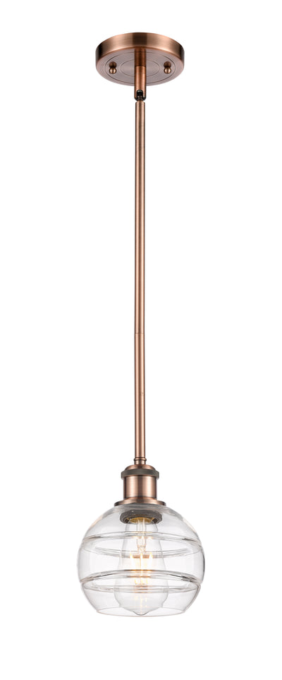 Ballston Mini Pendant Antique Brass Cast