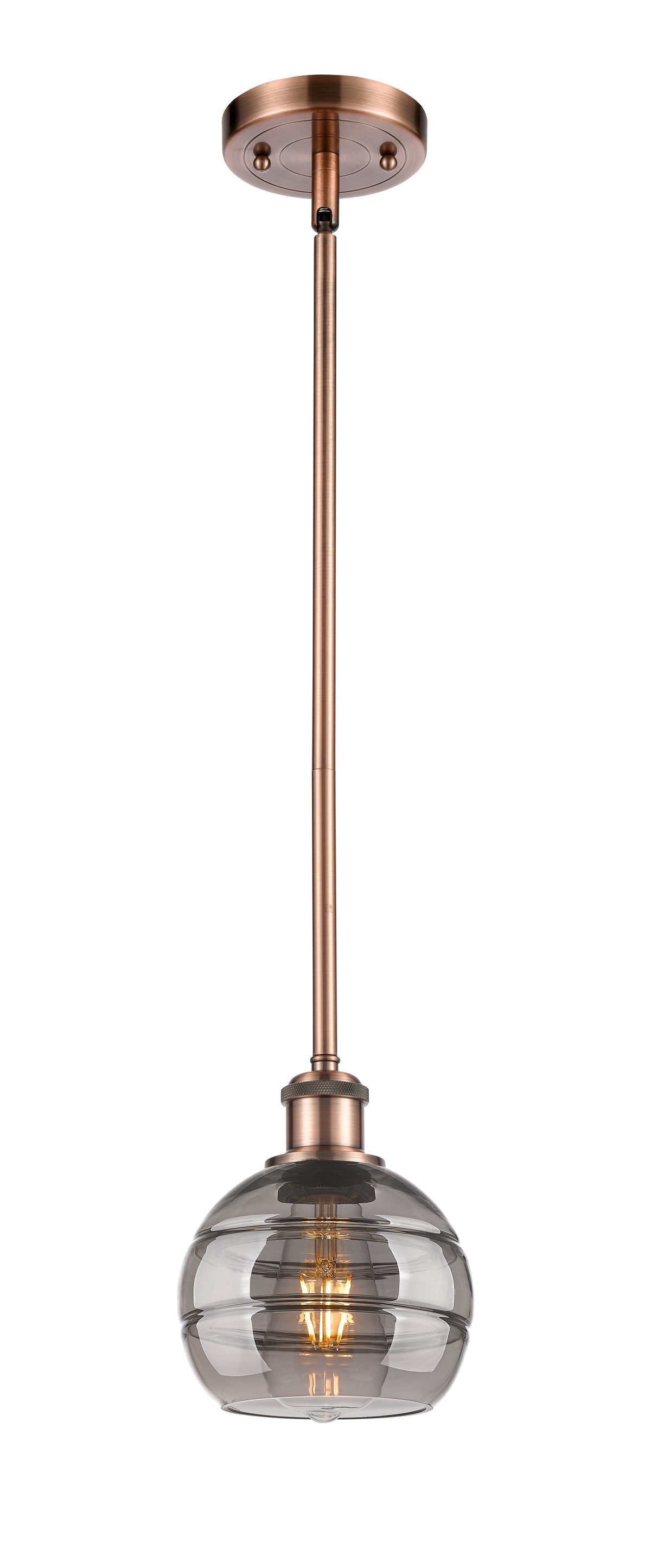 Ballston Mini Pendant Antique Brass Cast