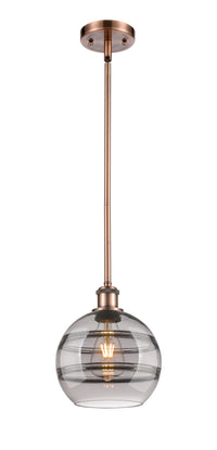 Ballston Mini Pendant Antique Brass Finish