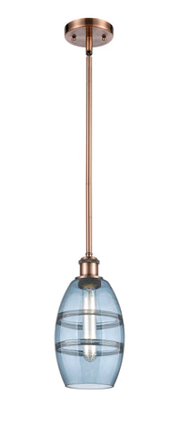 Ballston Mini Pendant Antique Brass Glass