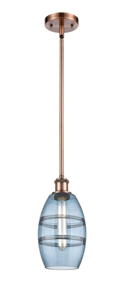 Ballston Mini Pendant Antique Brass Glass