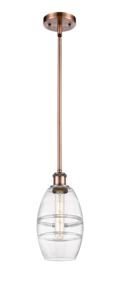Ballston Mini Pendant Antique Brass Glass