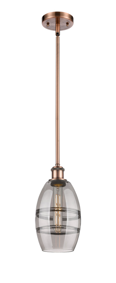 Ballston Mini Pendant Antique Brass Glass