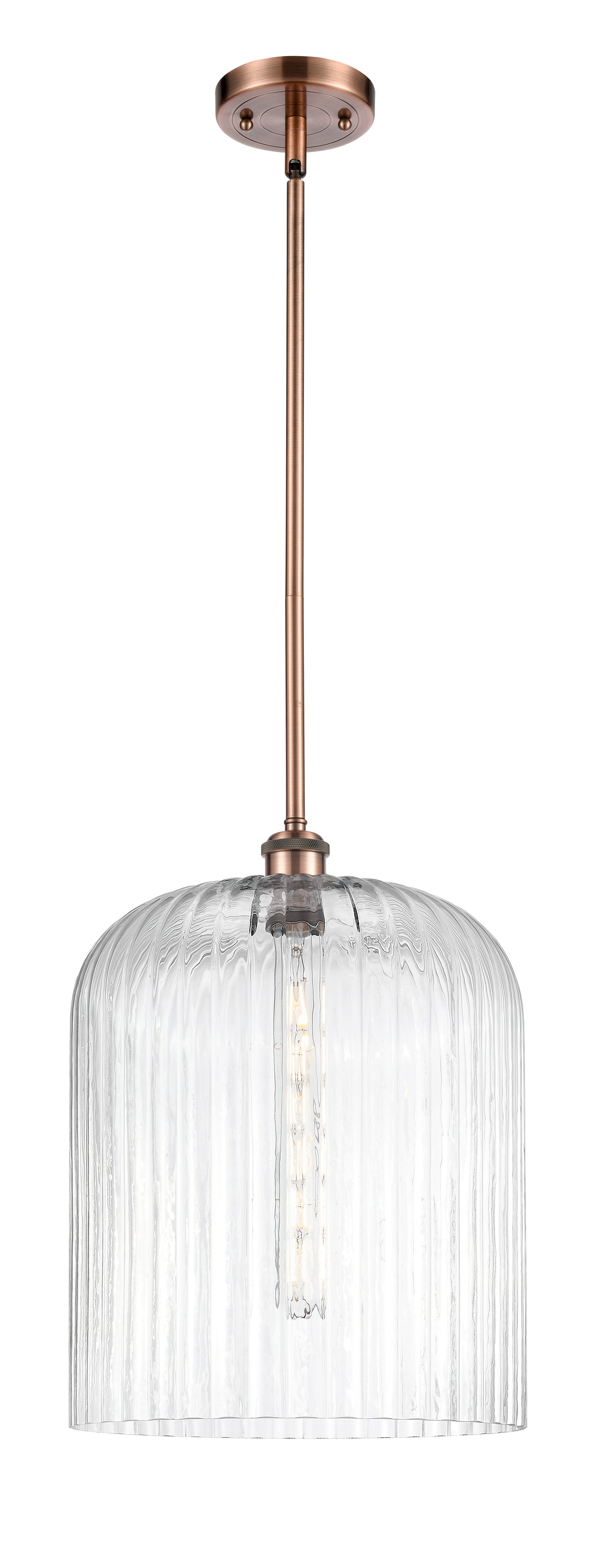 Ballston Mini Pendant Antique Brass Finish