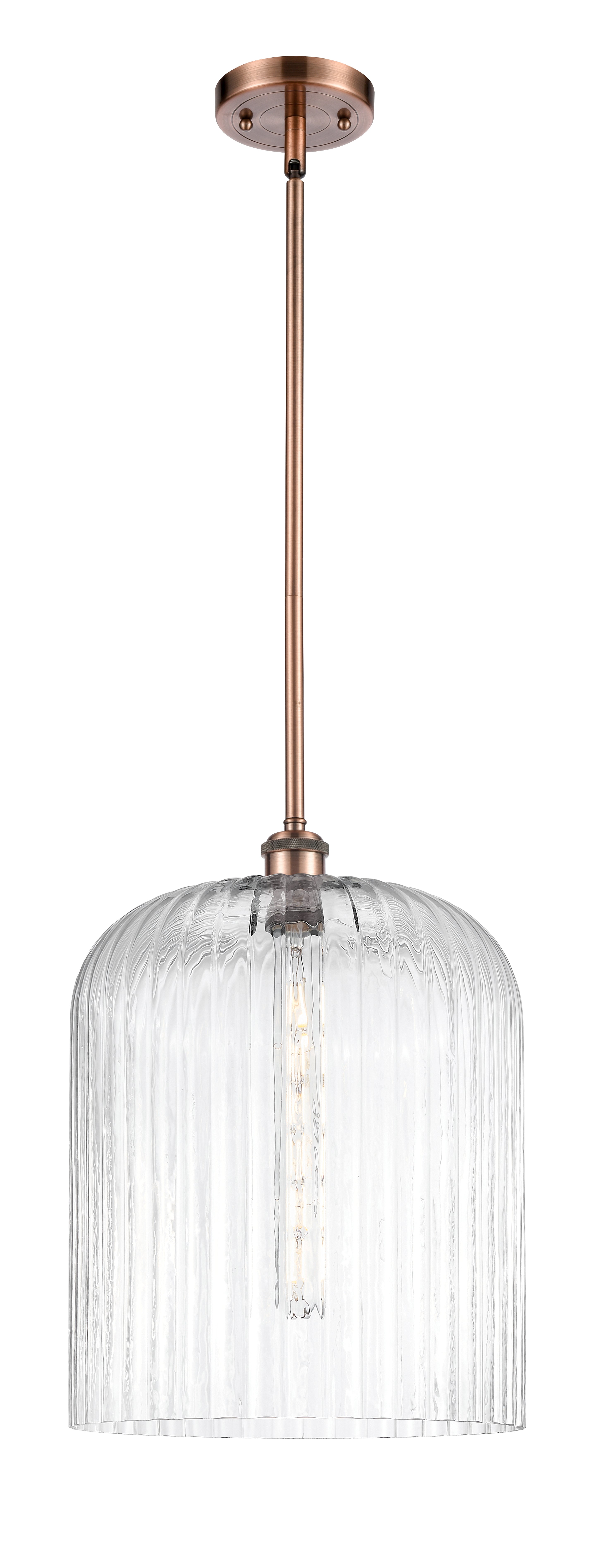 Ballston Mini Pendant Antique Brass Finish