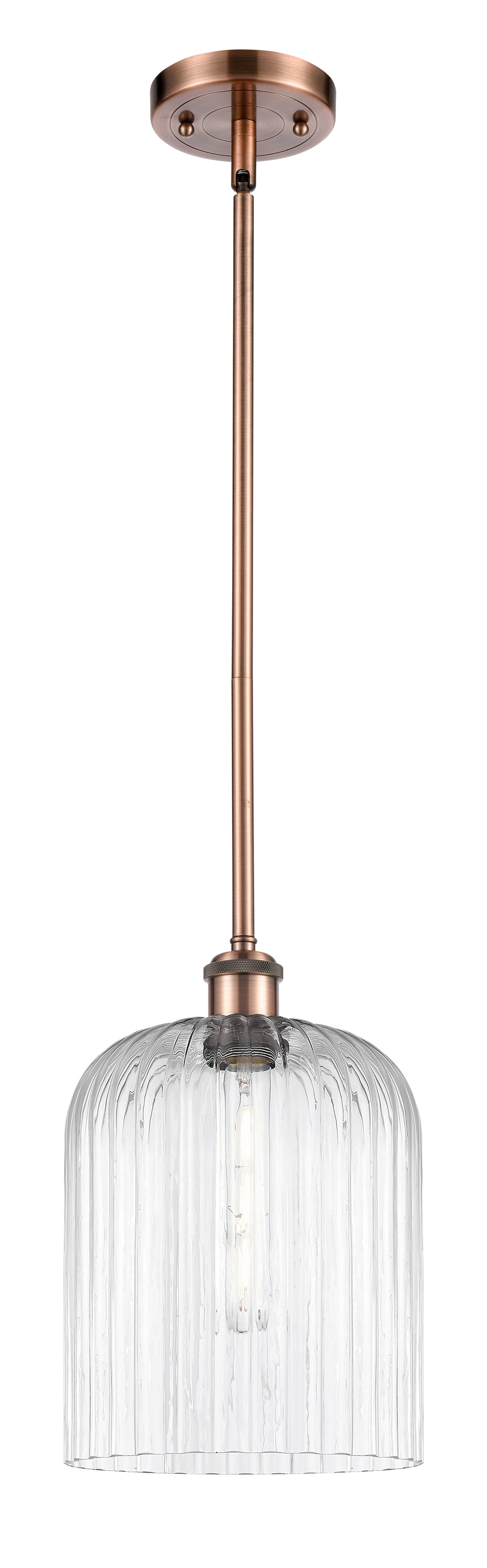 Ballston Mini Pendant Antique Brass Finish