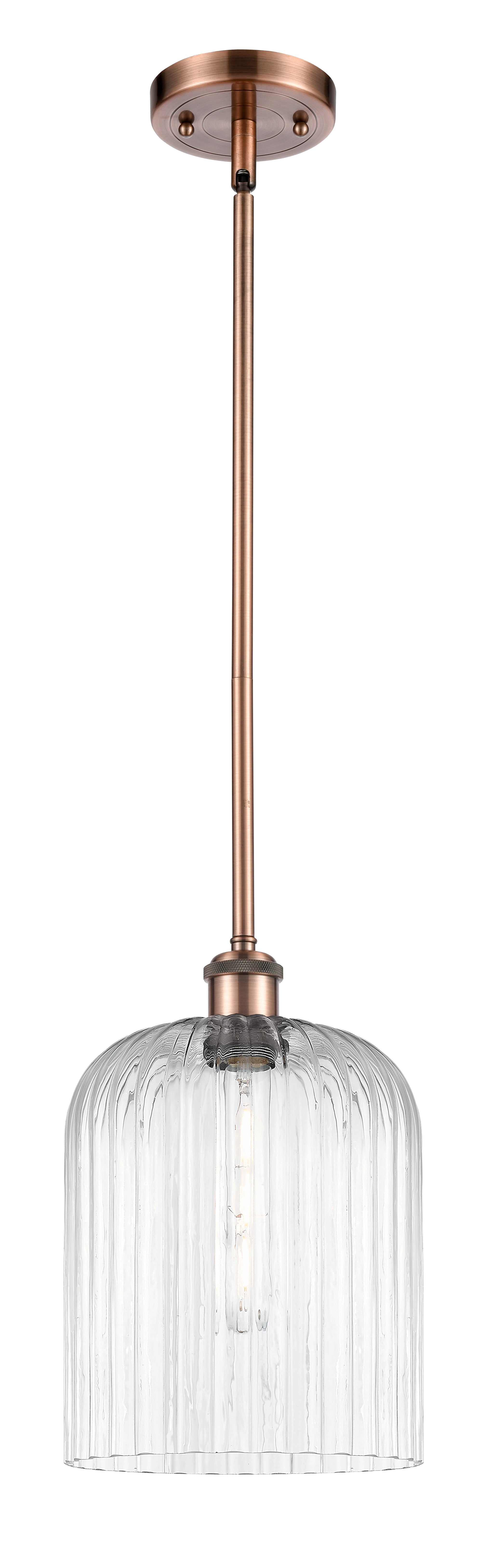 Ballston Mini Pendant Antique Brass Finish