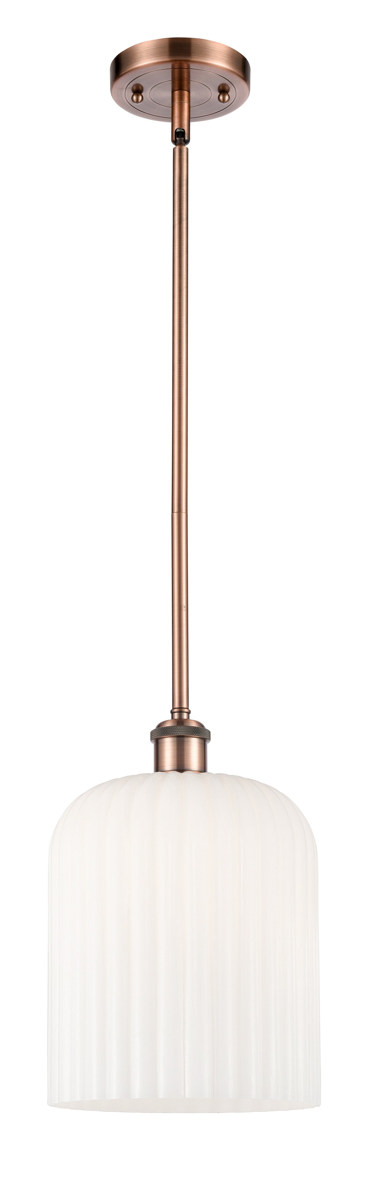 Ballston Mini Pendant Antique Brass Finish