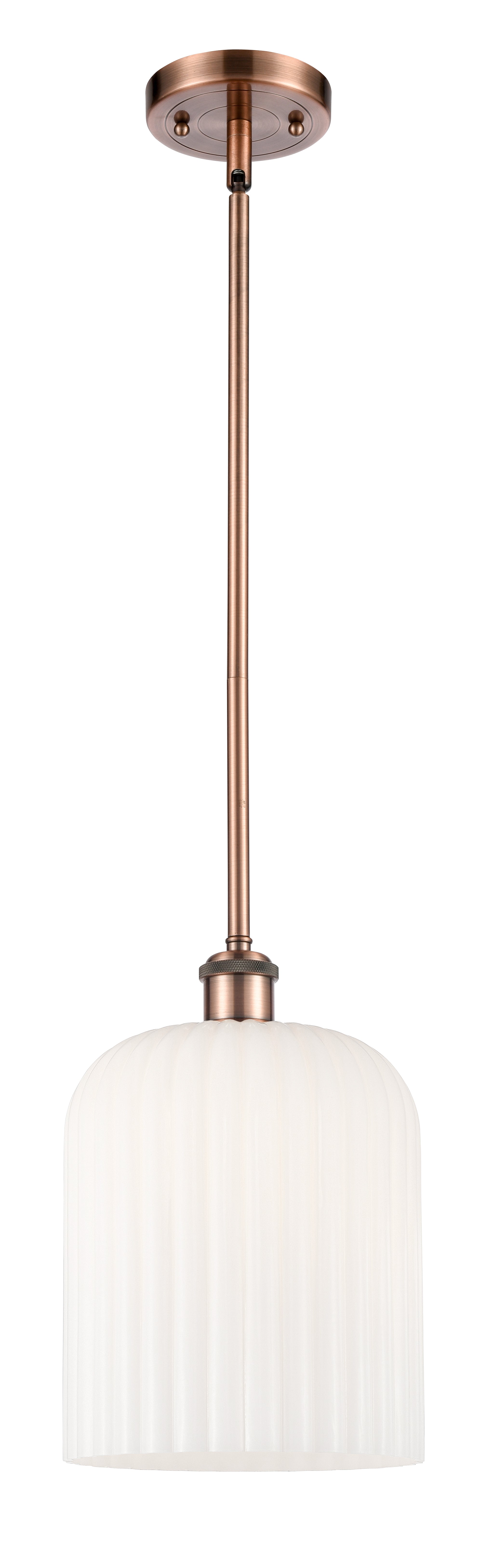 Ballston Mini Pendant Antique Brass Finish