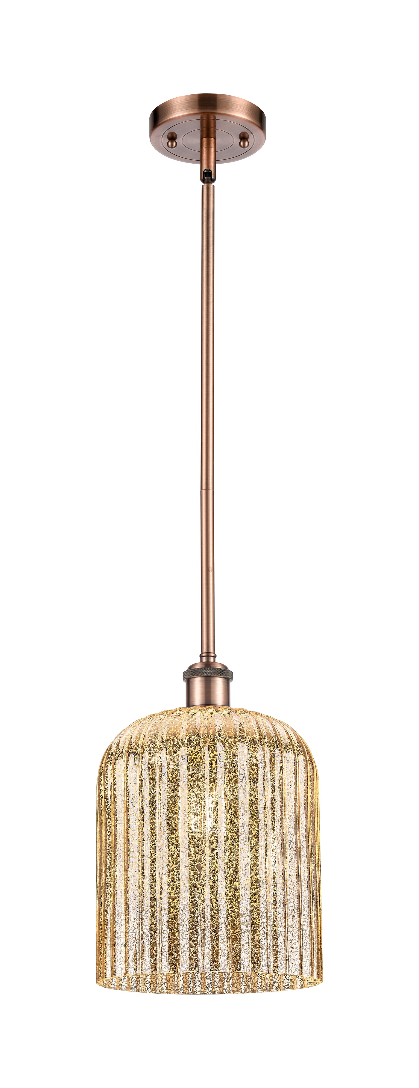 Ballston Mini Pendant Antique Brass Finish