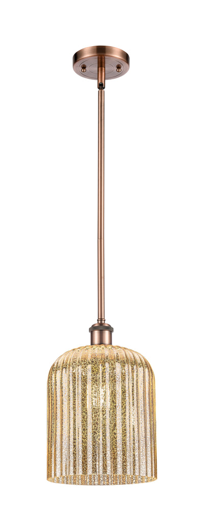 Ballston Mini Pendant Antique Brass Finish