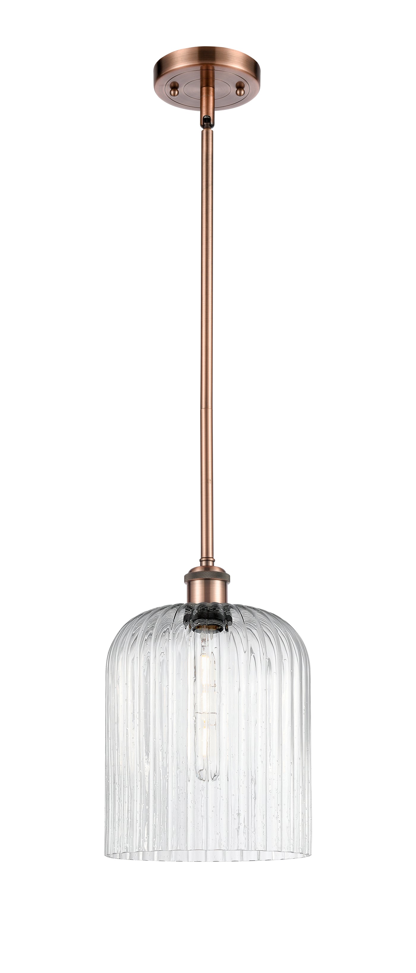 Ballston Mini Pendant Antique Brass Finish