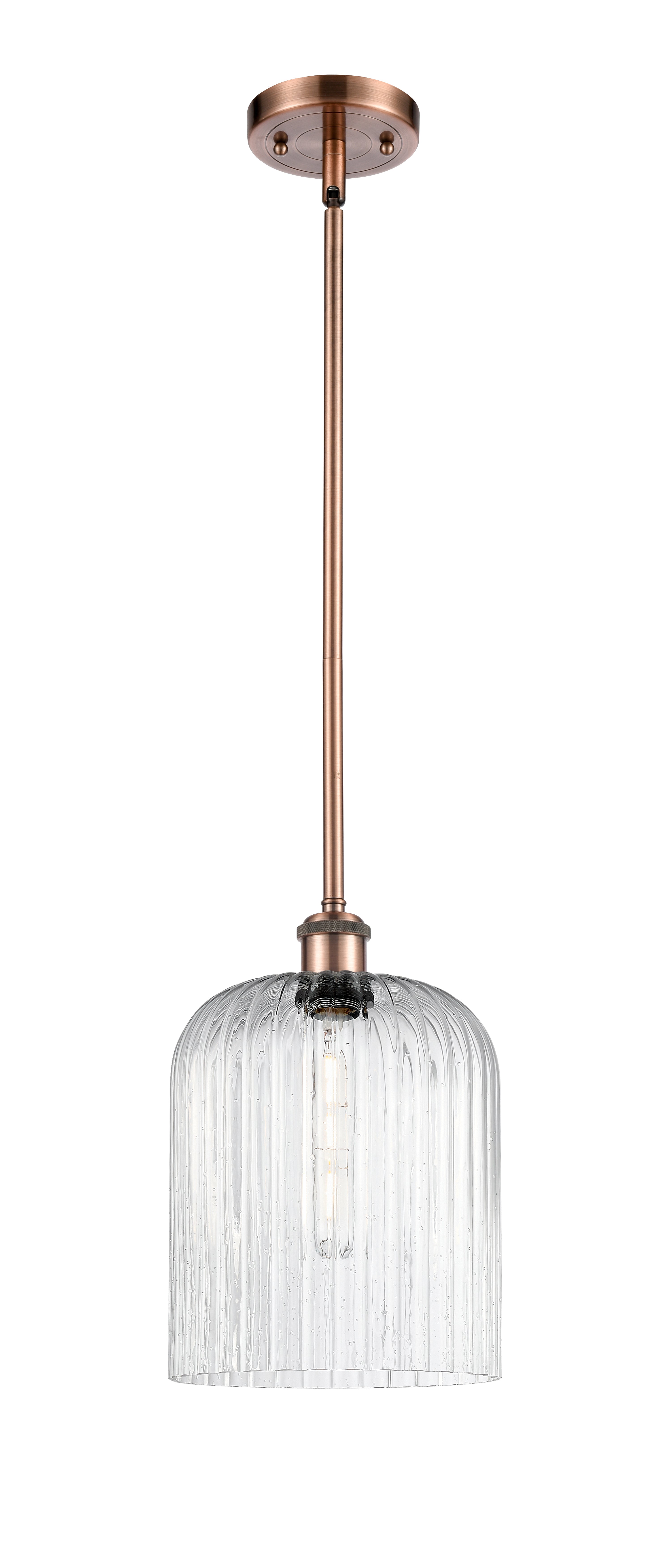 Ballston Mini Pendant Antique Brass Finish