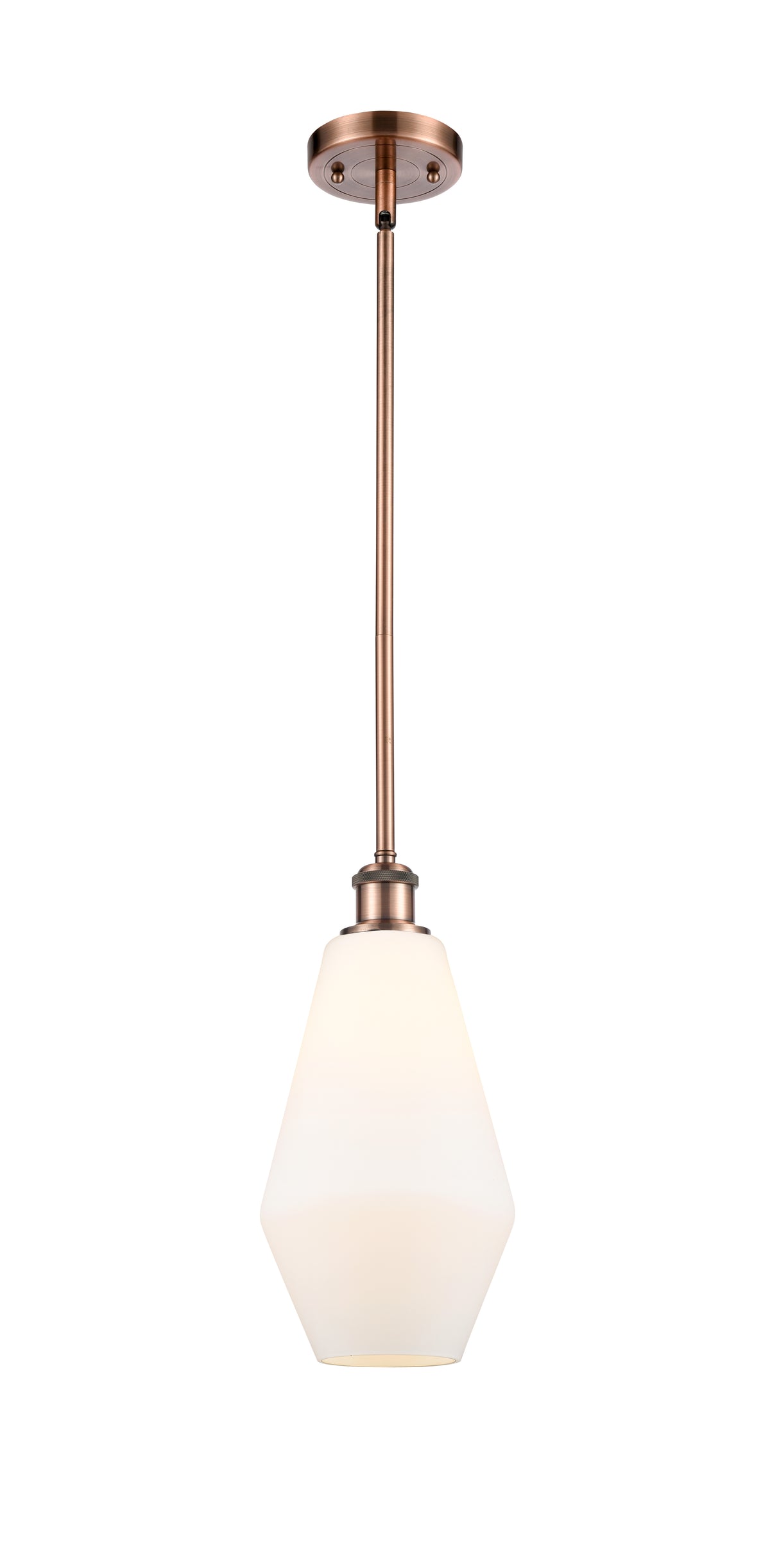 Ballston Mini Pendant 7 Inch Cast Brass