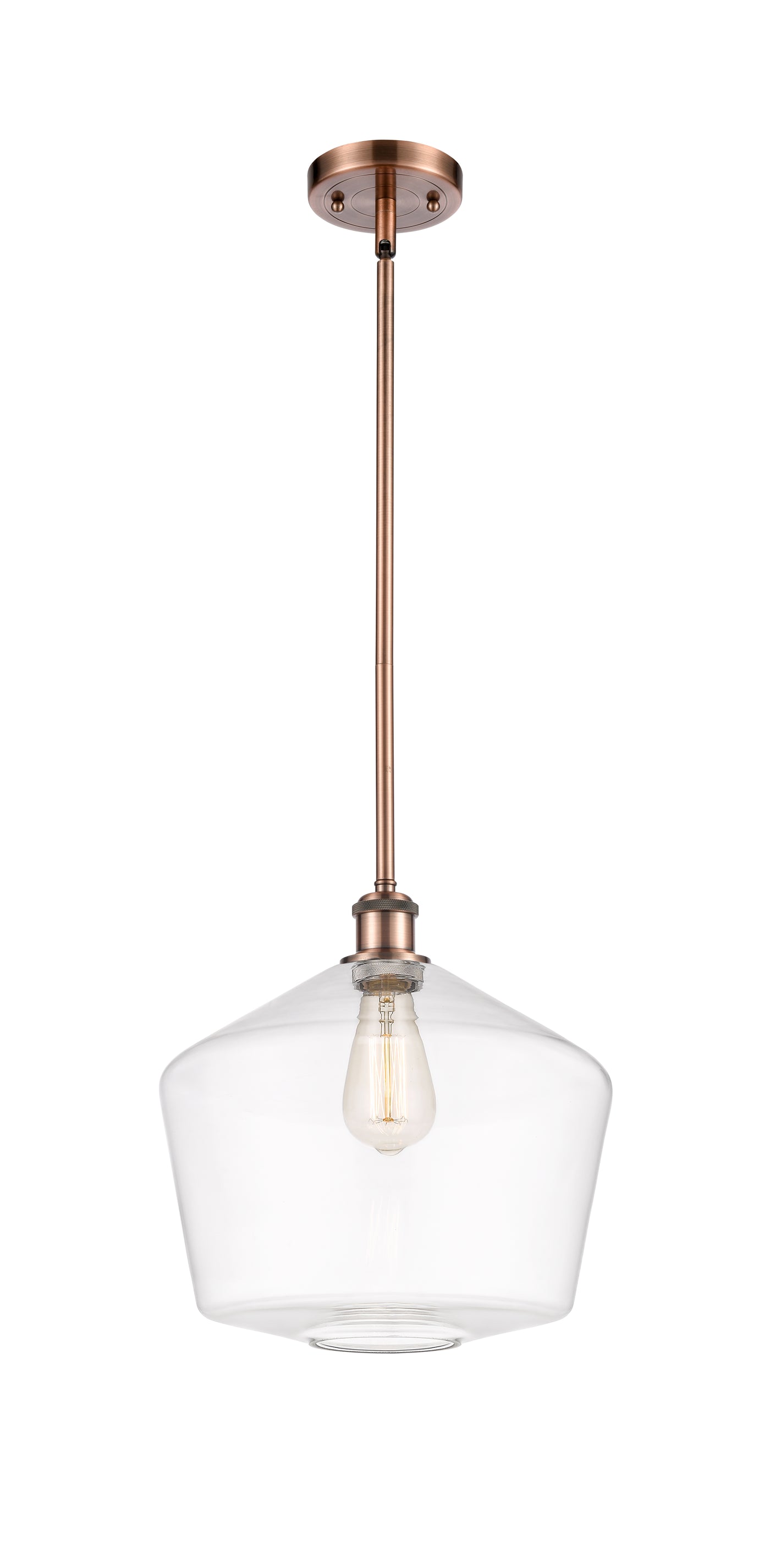 Ballston Mini Pendant Antique Brass Finish