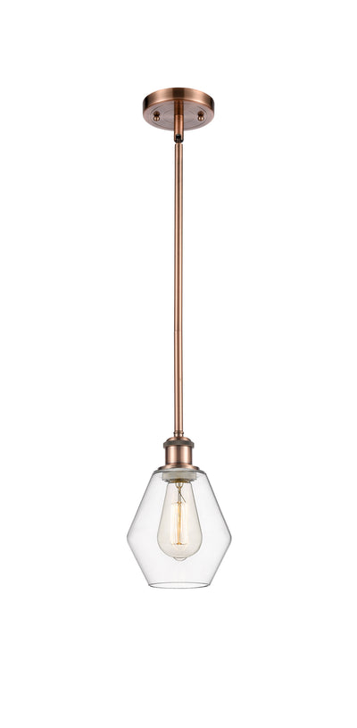 Ballston Mini Pendant Antique Brass Finish