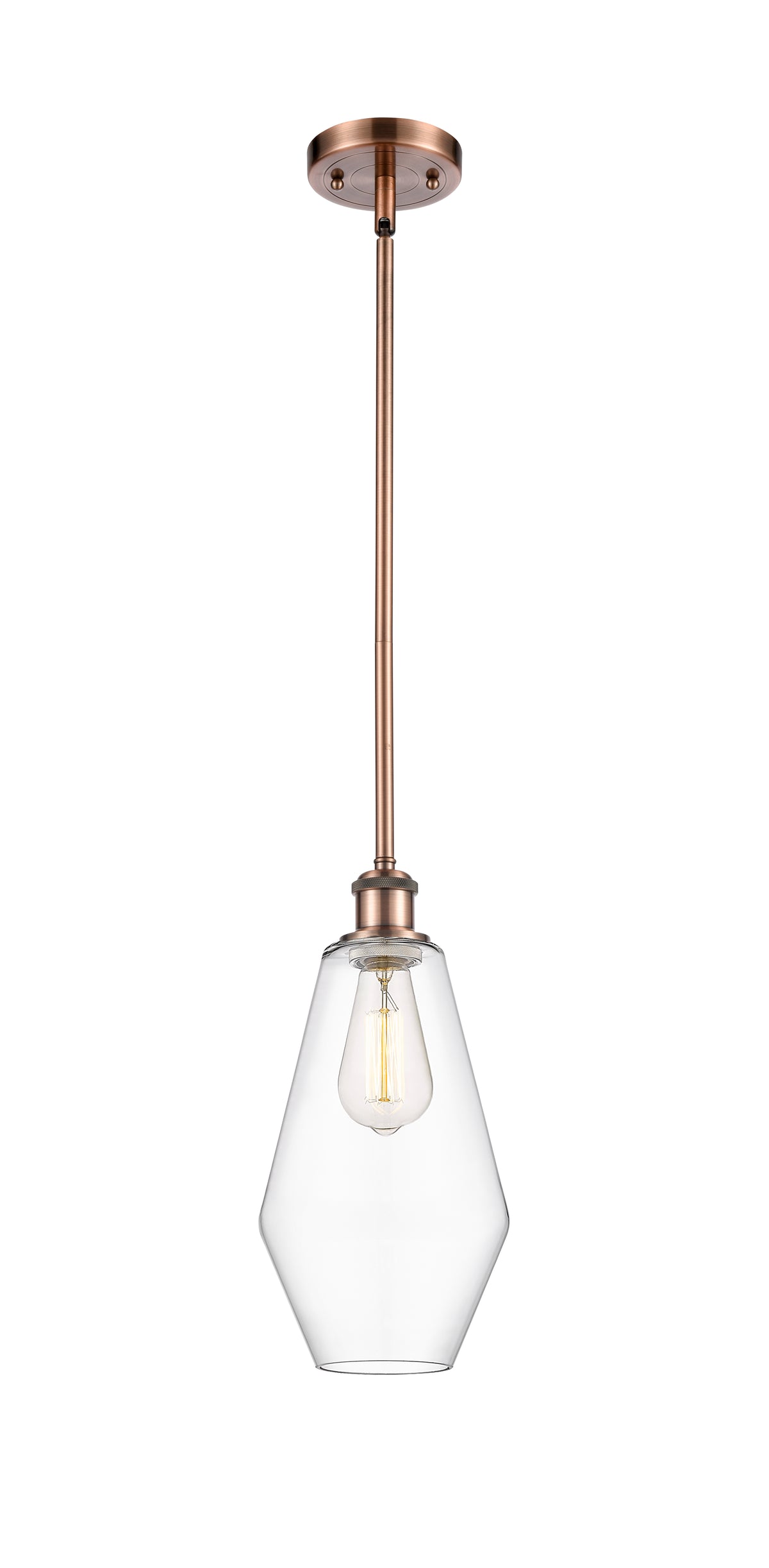 Ballston Mini Pendant Antique Brass Finish