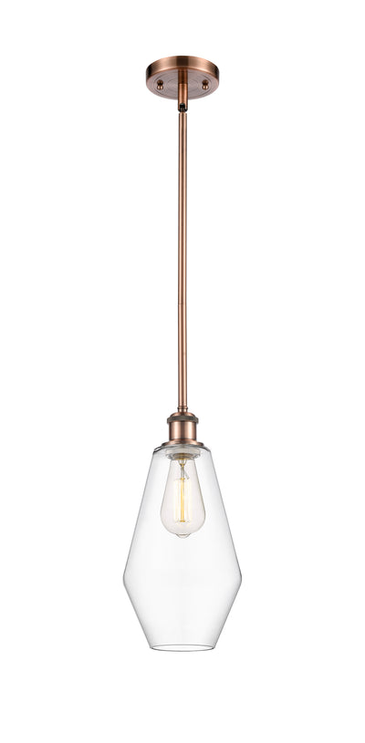 Ballston Mini Pendant 7 Inch Cast Brass