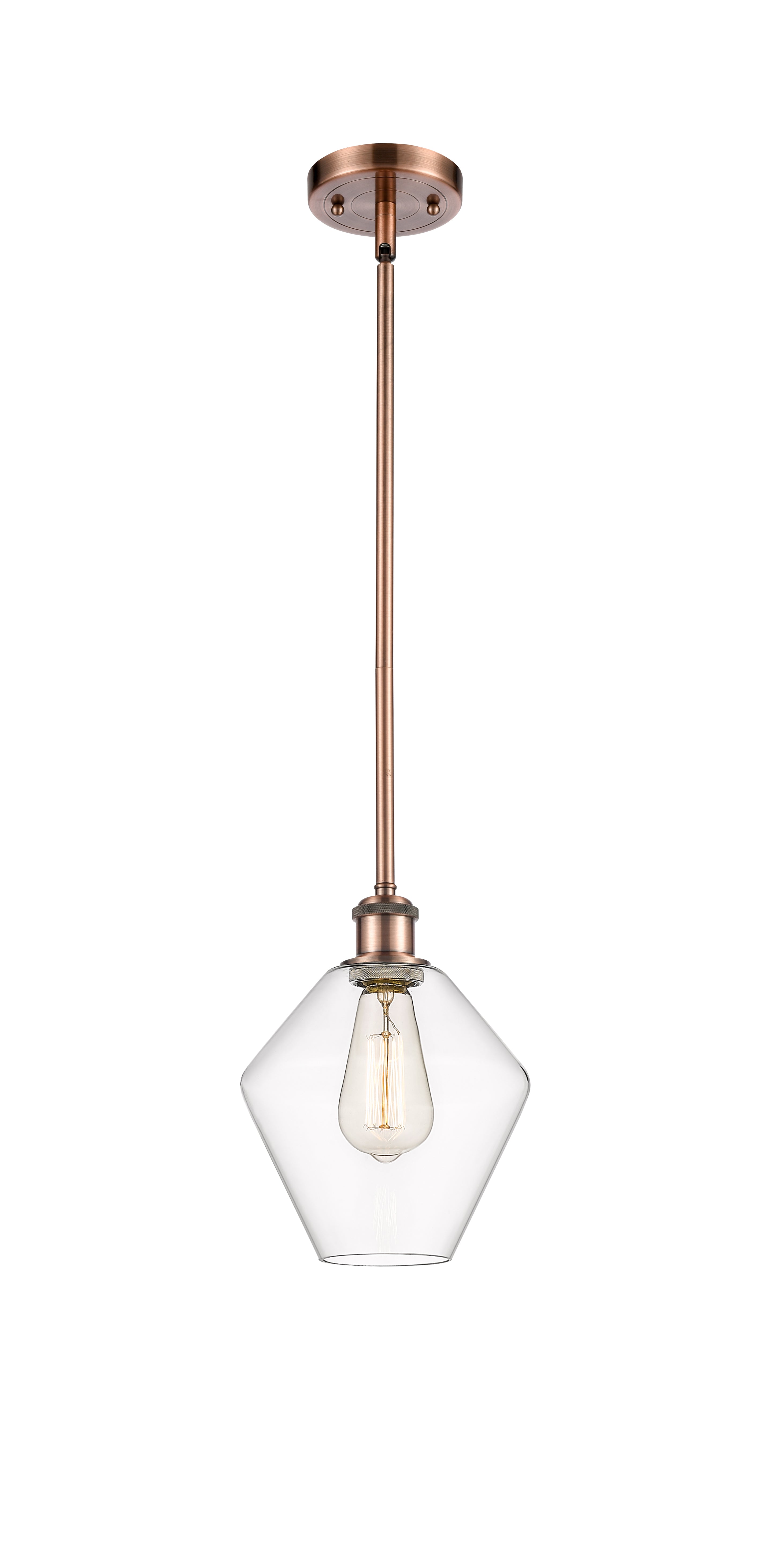 Ballston Mini Pendant Antique Brass Finish