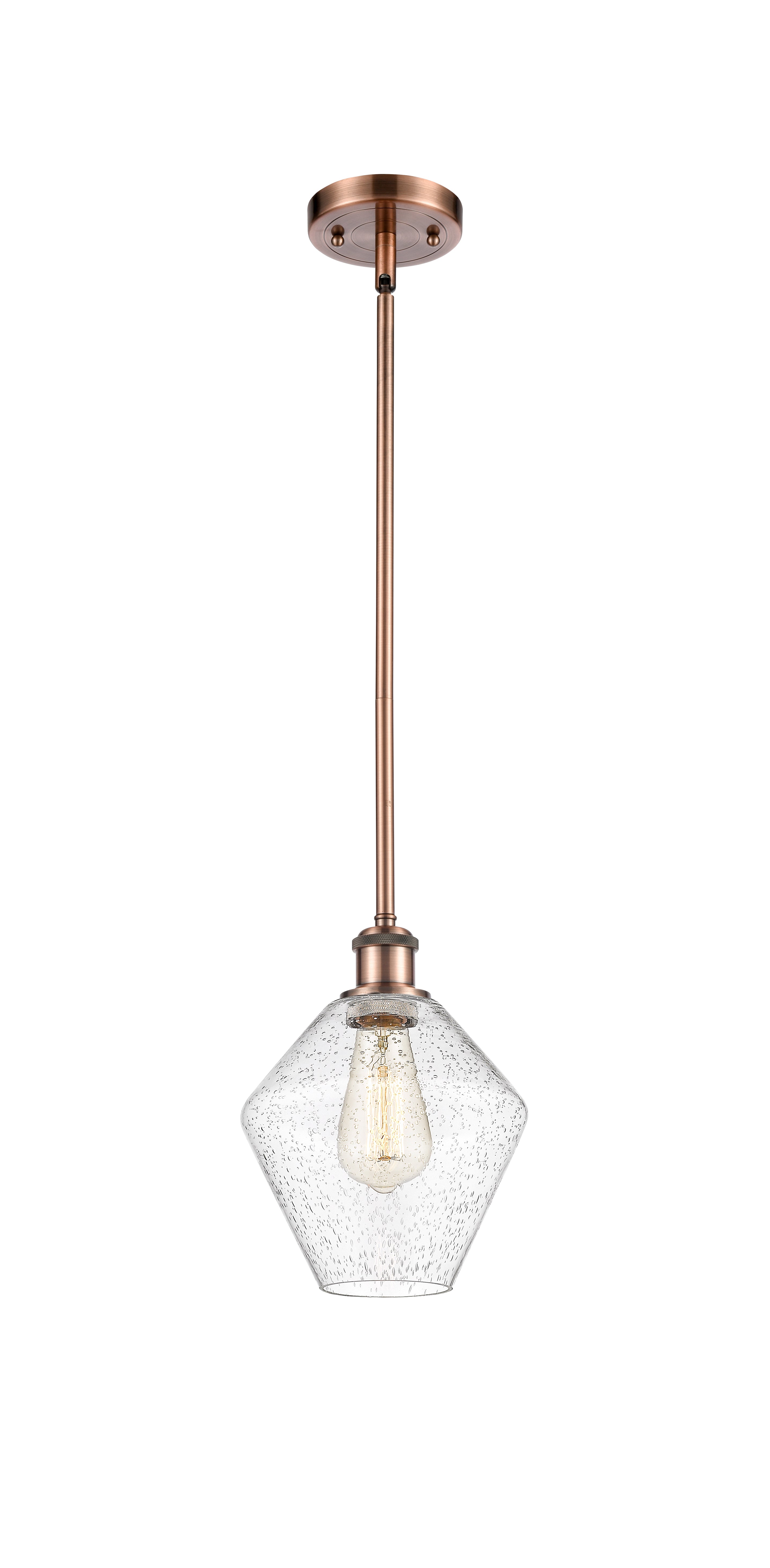 Ballston Mini Pendant Antique Brass Finish