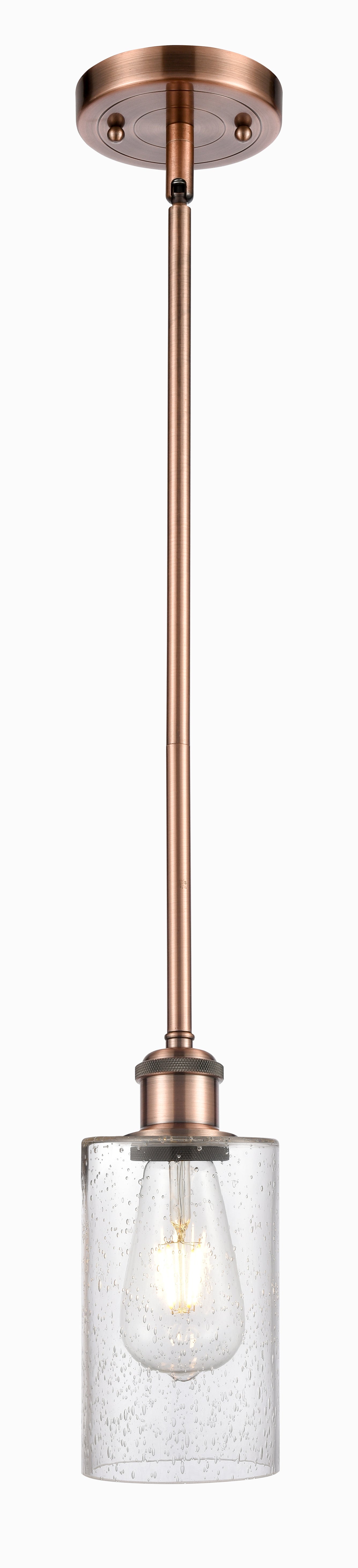 Ballston Mini Pendant Antique Brass Finish