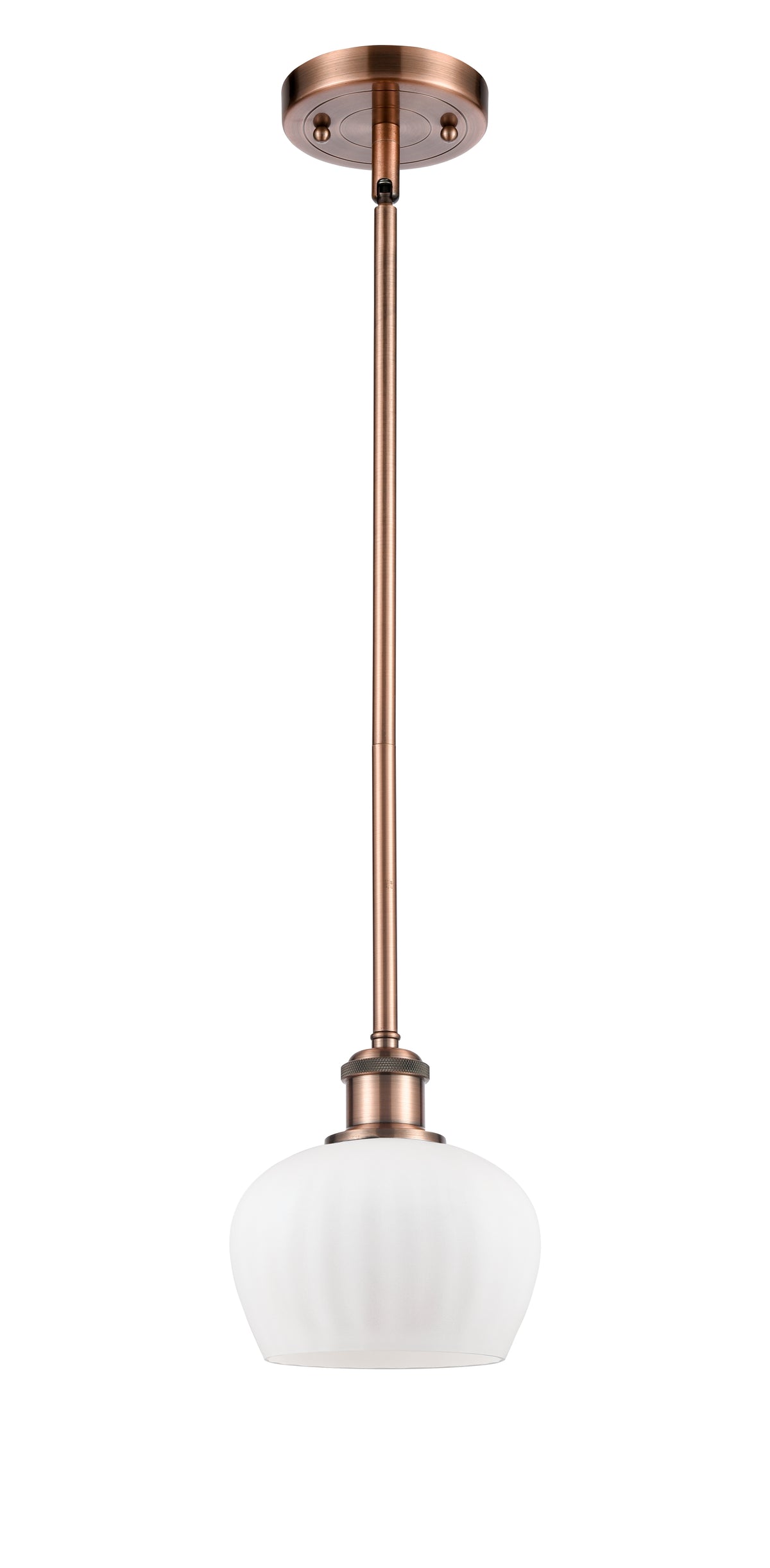 Ballston Mini Pendant Antique Brass Finish