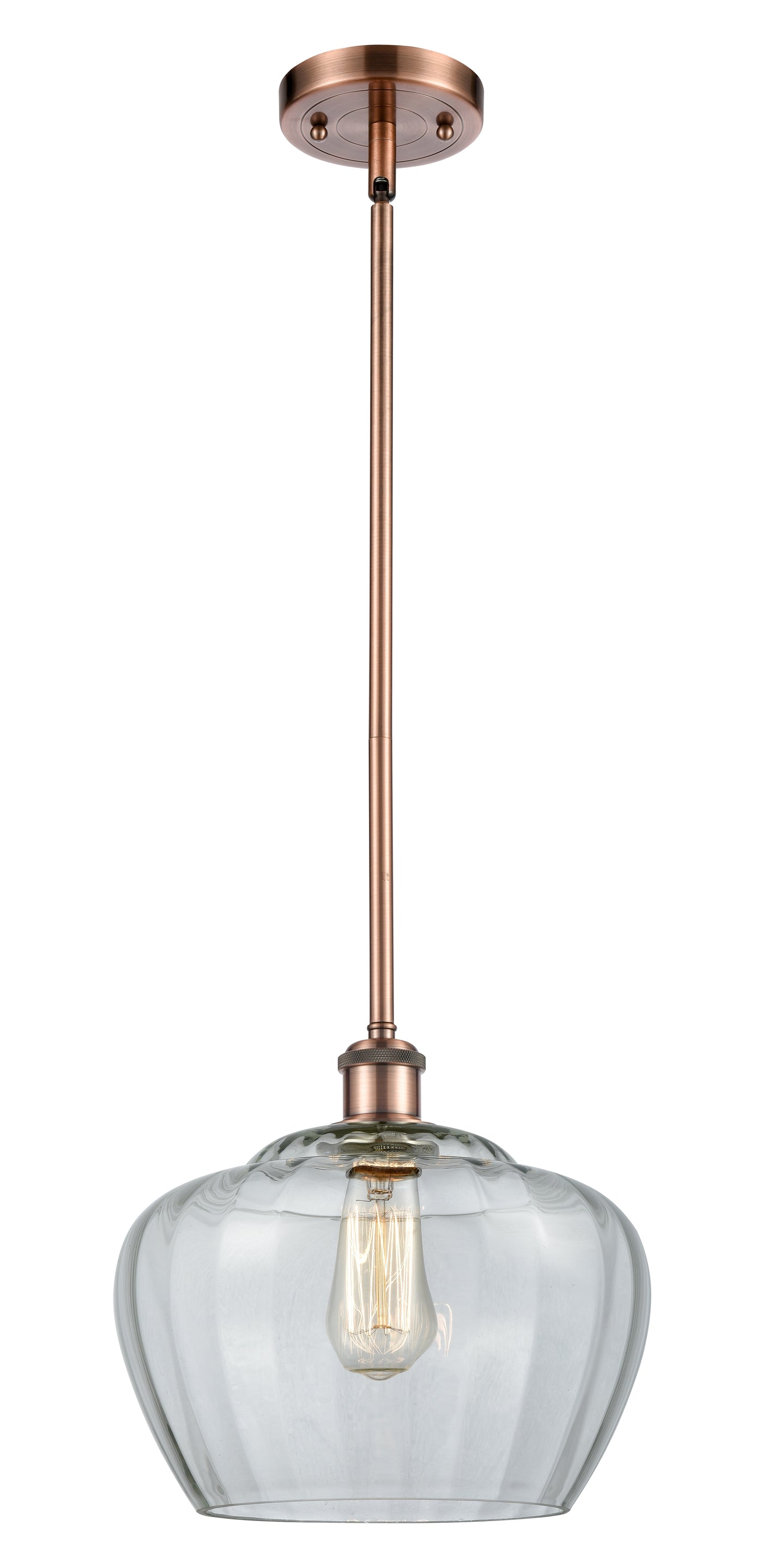 Ballston Mini Pendant Antique Brass Finish