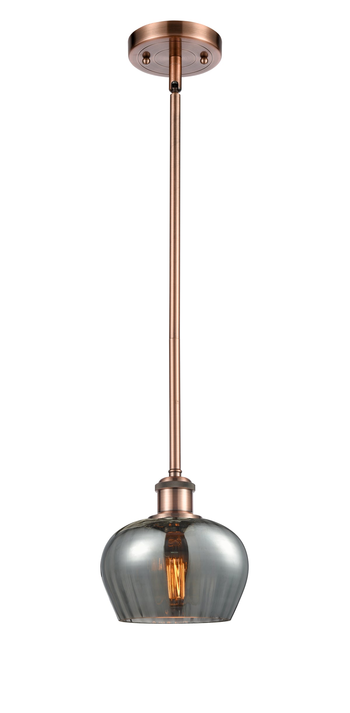 Ballston Mini Pendant Antique Brass Finish