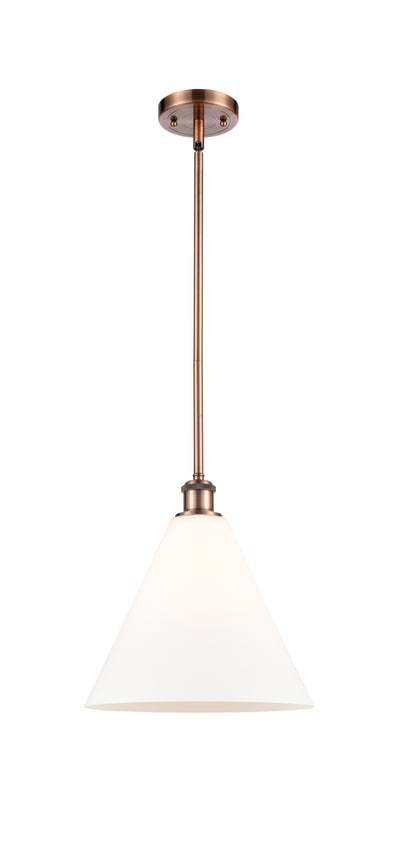 Ballston Mini Pendant Antique Brass Finish
