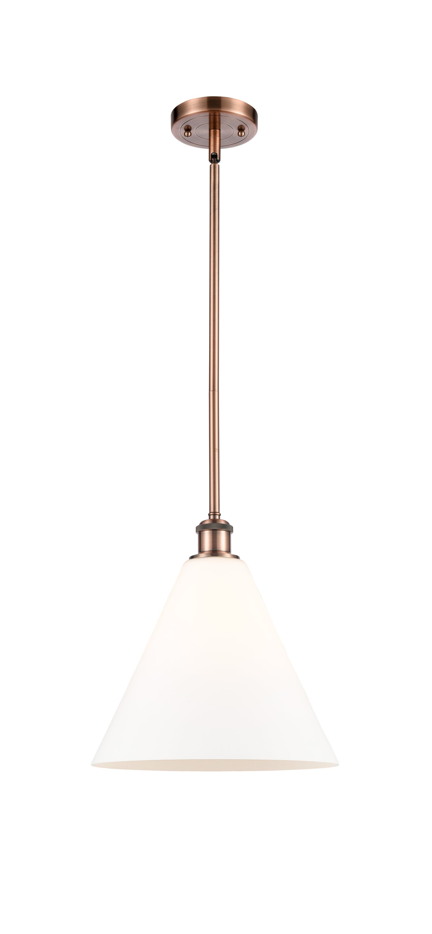 Ballston Mini Pendant Antique Brass Finish