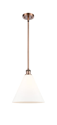 Ballston Mini Pendant Antique Brass Finish