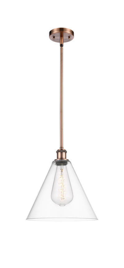 Ballston Mini Pendant Antique Brass Finish