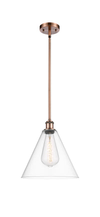 Ballston Mini Pendant Antique Brass Finish