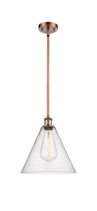 Ballston Mini Pendant Antique Brass Finish