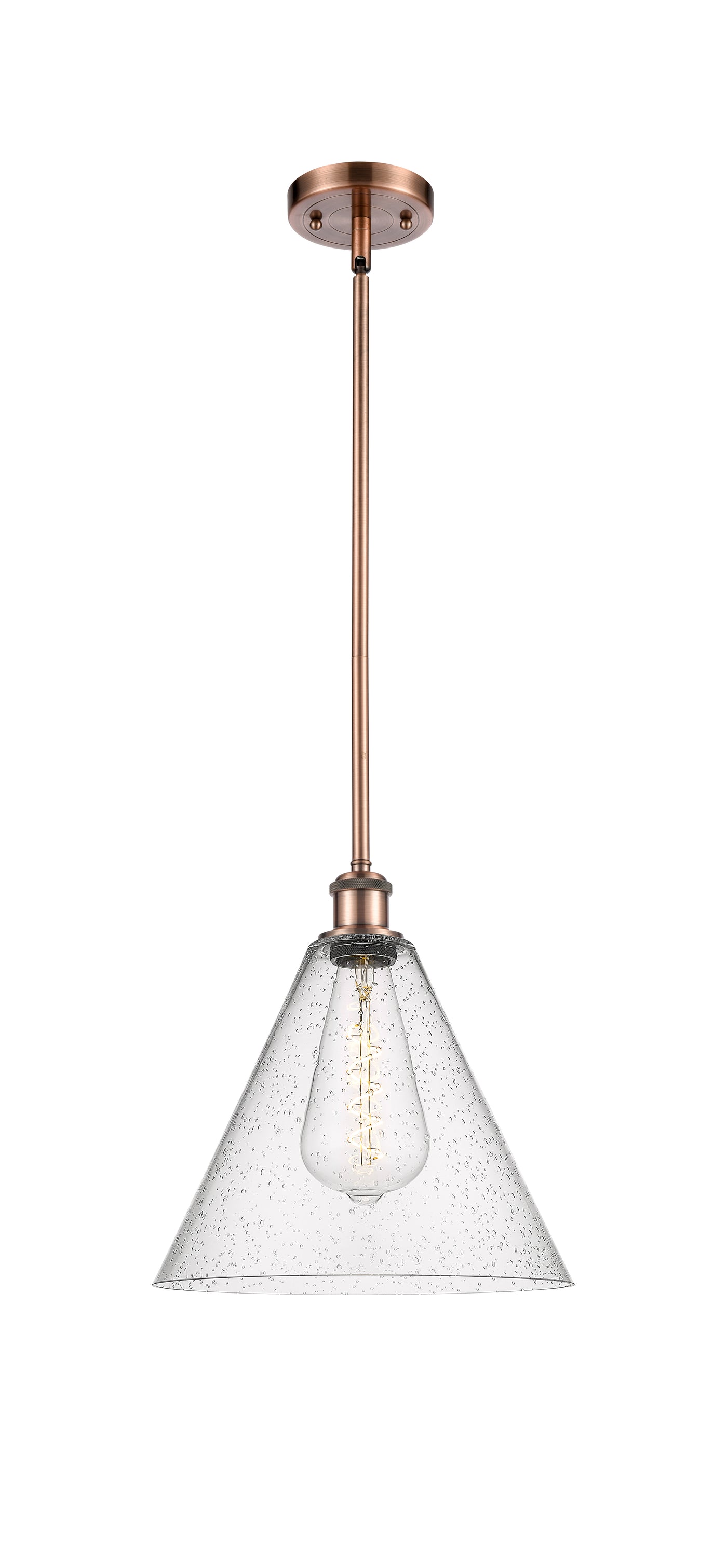 Ballston Mini Pendant Antique Brass Finish