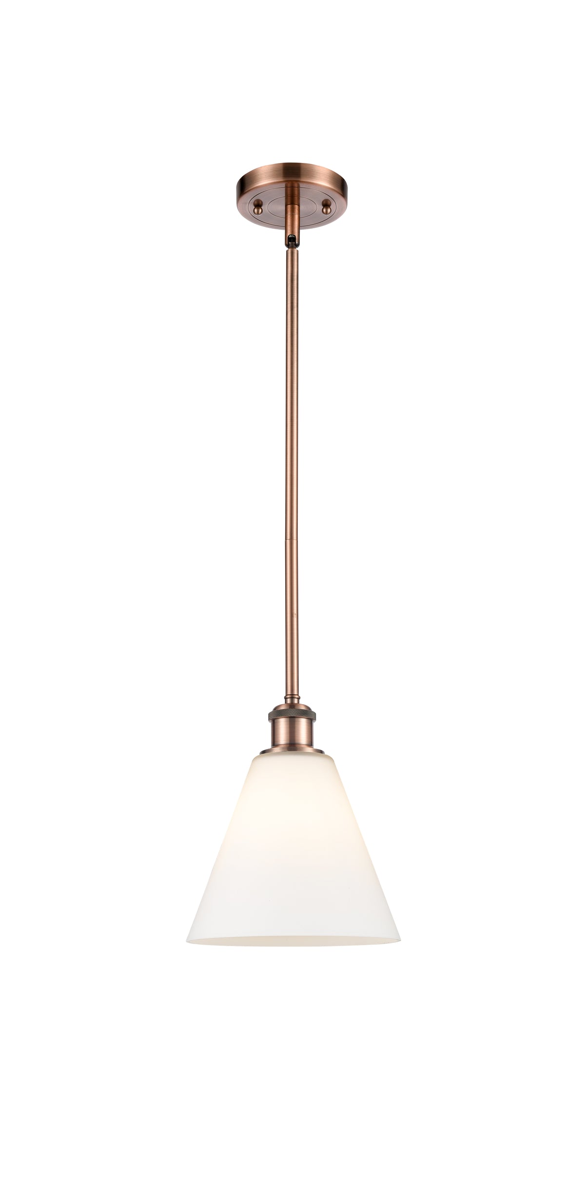 Ballston Mini Pendant Antique Brass Finish