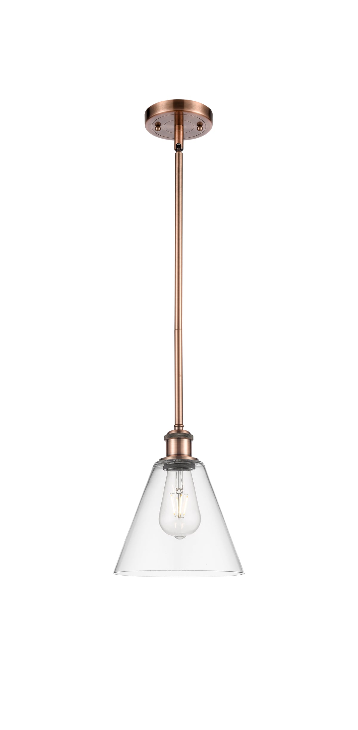 Ballston Mini Pendant Antique Brass Finish