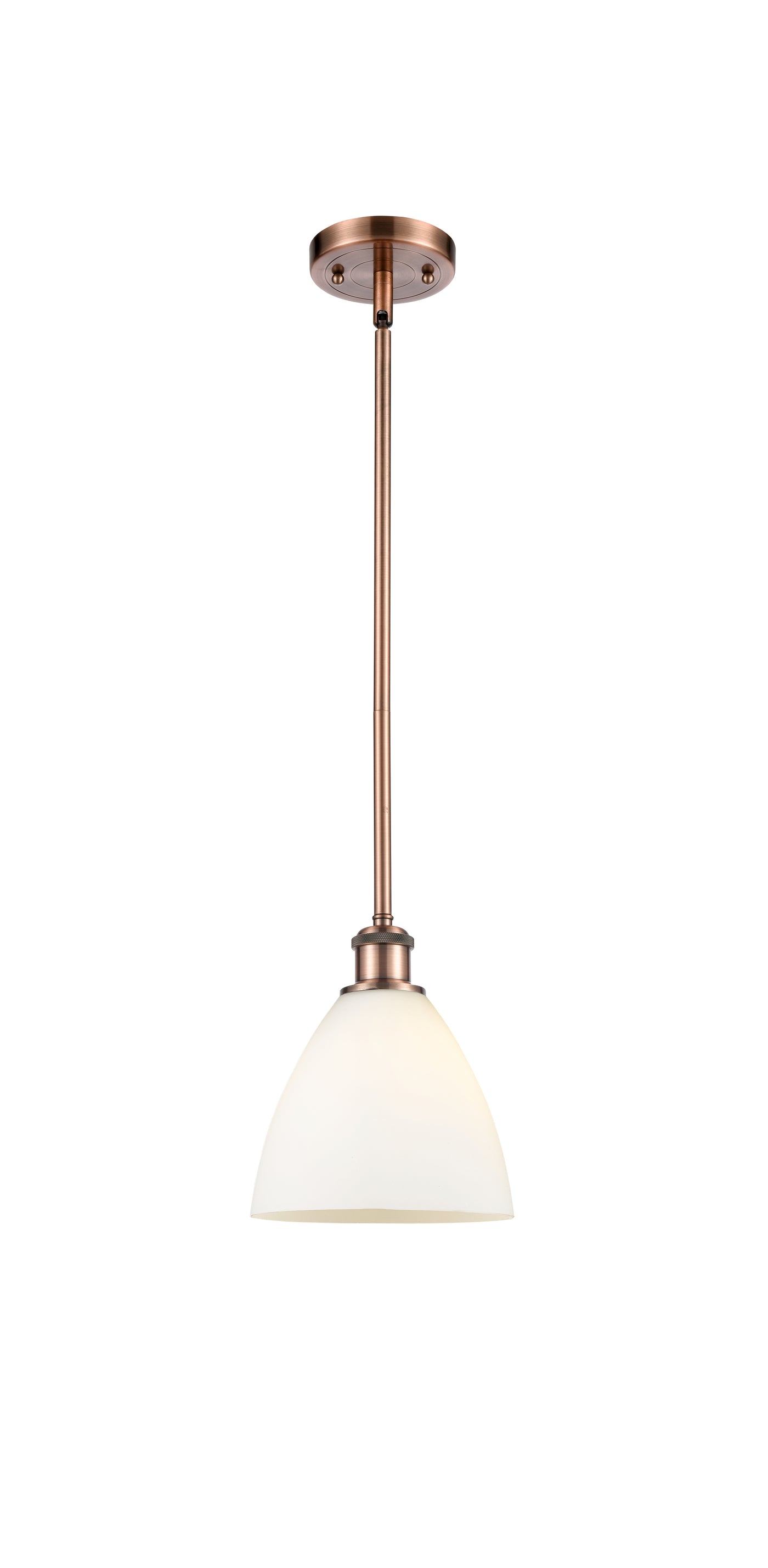 Ballston Mini Pendant Antique Brass Finish