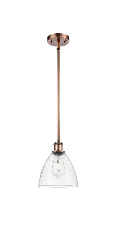 Ballston Mini Pendant Antique Brass Finish