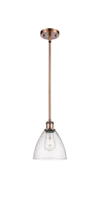 Ballston Mini Pendant Antique Brass Finish