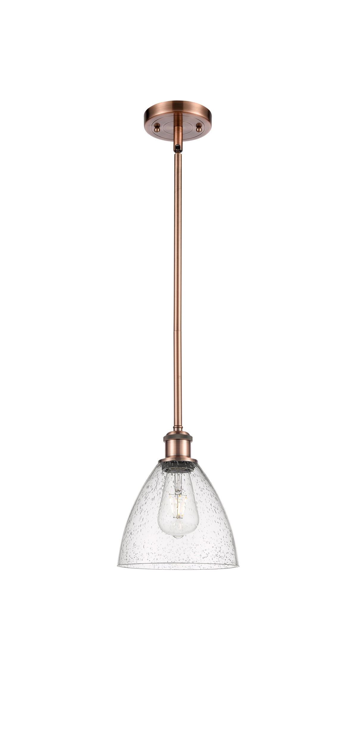Ballston Mini Pendant Antique Brass Finish