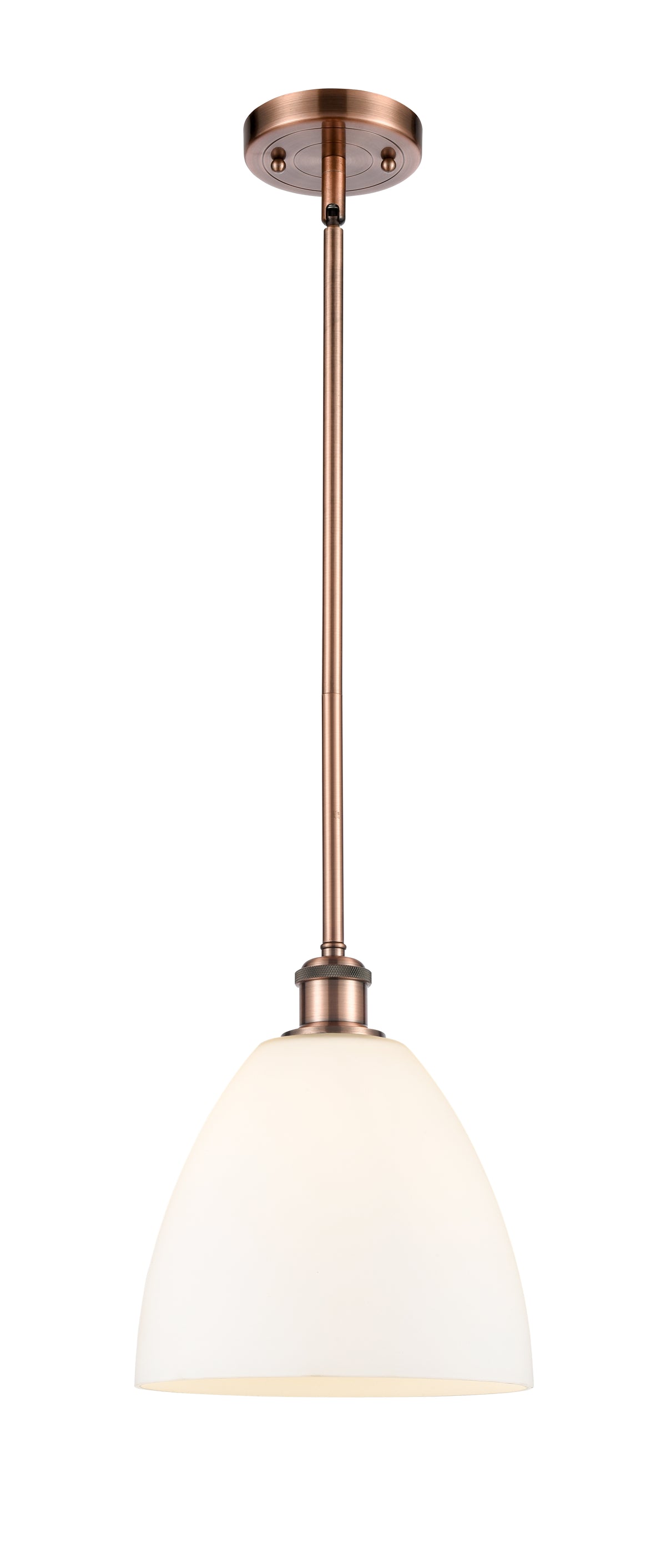 Ballston Mini Pendant Antique Brass Finish