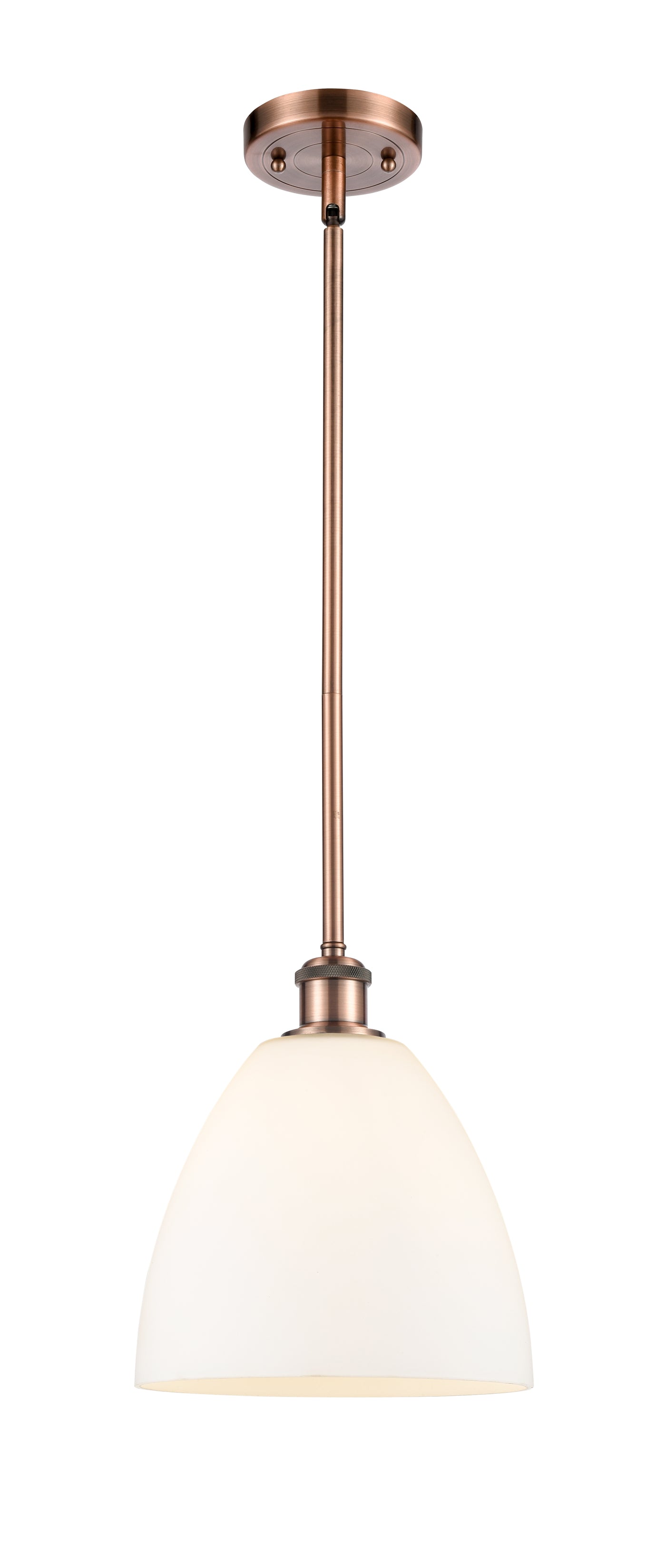 Ballston Mini Pendant Antique Brass Finish