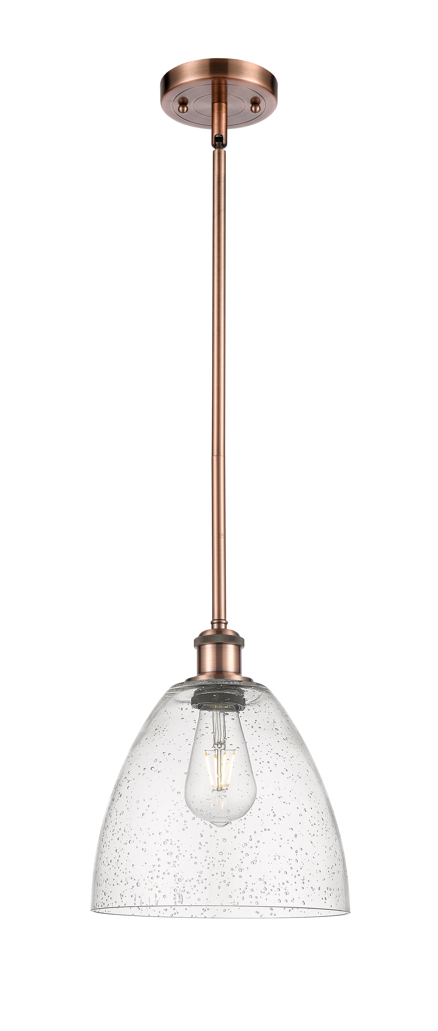 Ballston Mini Pendant Antique Brass Finish