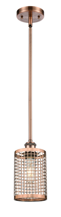 Ballston Mini Pendant Antique Brass Finish
