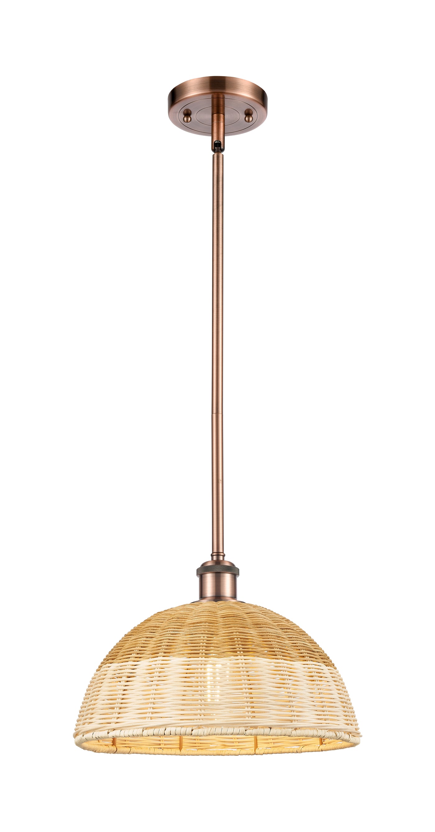 Ballston Mini Pendant Antique Brass Finish