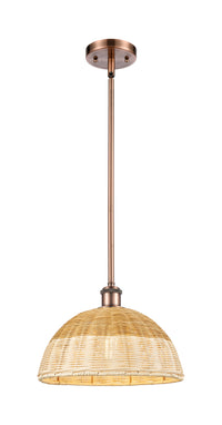 Ballston Mini Pendant Antique Brass Finish