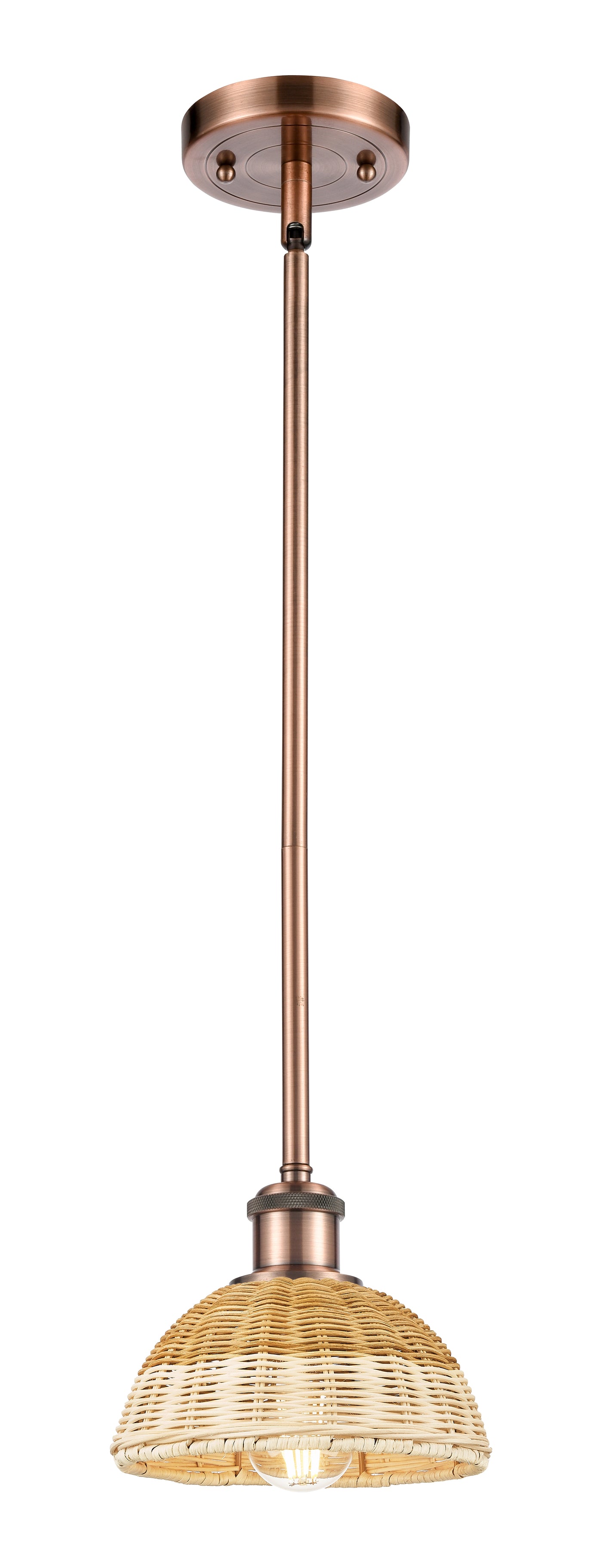 Ballston Mini Pendant Antique Brass