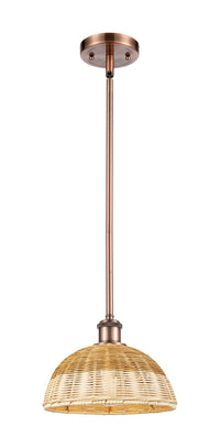 Ballston Mini Pendant Antique Brass Finish